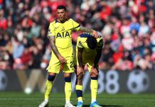 Preocupación para Scaloni: Cuti Romero recibió un fuerte golpe y fue reemplazado entre lágrimas en el partido del Tottenham