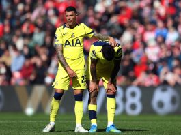 Preocupación para Scaloni: Cuti Romero recibió un fuerte golpe y fue reemplazado entre lágrimas en el partido del Tottenham