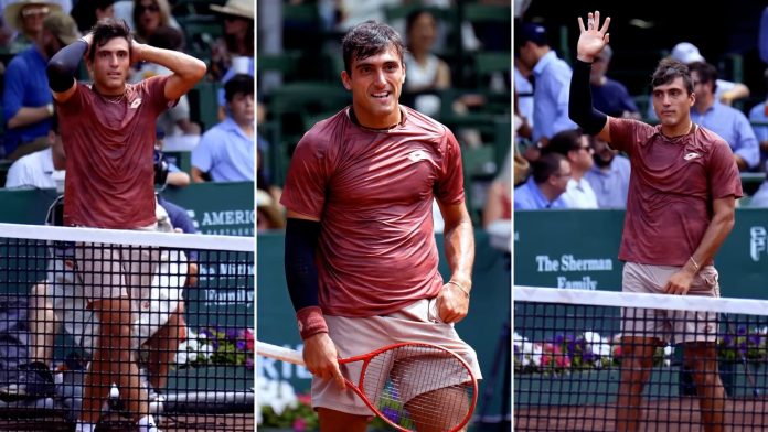 Román Burruchaga barrió a Thiago Tirante en el duelo argentino en Houston y jugará su primera final ATP