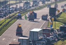 Un motociclista murió atropellado por un camión en la Panamericana