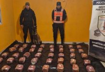 Dos mujeres se enviaron una encomienda de Salta a Tucumán con 48 kilos de marihuana y las detuvieron