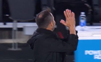 El show de gestos de Coudet: el pedido de disculpas a la hinchada de River Plate durante la caída ante Atlético Tucumán