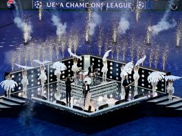 El show de la final de Champions League: la entrada de los equipos tras el recital de The Killers antes de Arsenal-PSG