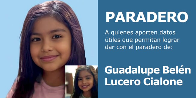 Elevaron la recompensa y actualizaron la foto de búsqueda de Guadalupe Lucero tras 5 años desaparecida