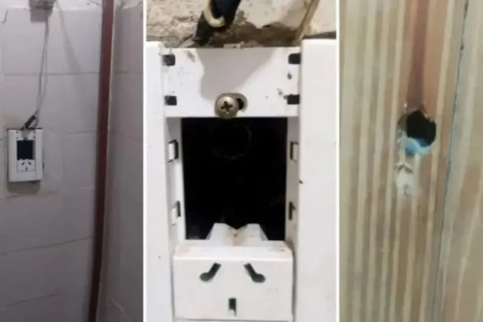 Escándalo en Chaco: detuvieron a un hombre acusado de espiar a mujeres y menores con orificios ocultos en un baño