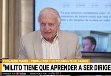 Fernando Marín cruzó a Diego Milito: “Como jugador fue un diez, todavía tiene que aprender a ser dirigente”