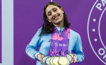 Imponente actuación de la argentina Agostina Hein en Mónaco: ganó los 400m combinados por 11 segundos de diferencia