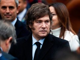 Javier Milei asiste al Tedeum en la Catedral Metropolitana