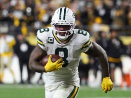 Josh Jacobs, corredor de los Packers, fue arrestado por cargos de abuso doméstico en Wisconsin