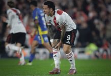 La dura entrada de Franco Ibarra que lesionó a Sebastián Driussi a los 7 minutos de River Plate-Rosario Central