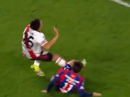 La lupa sobre la expulsión de Matías Reali que dejó a San Lorenzo con diez jugadores frente a River Plate