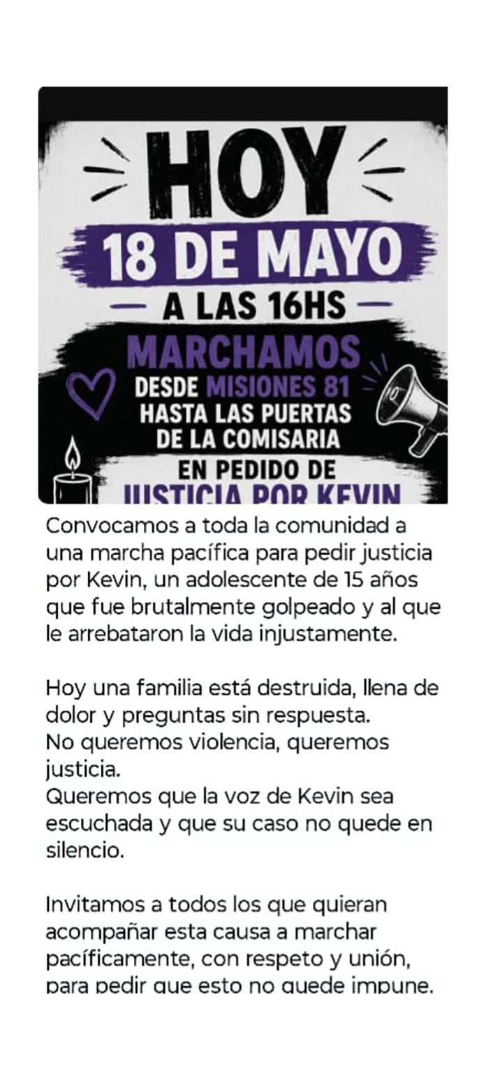 “Nadie hizo nada para evitar que le peguen”: el reclamo de la abuela del joven que murió tras un choque y una golpiza en Chascomús