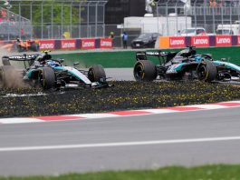 Polémica en Mercedes por el toque de George Russell y Kimi Antonelli que casi los deja afuera de la Sprint del GP de Canadá