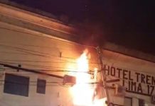 Se incendió un hotel de Constitución y evacuaron a 20 personas