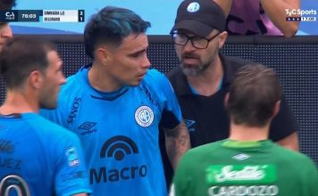 Susto en la Copa Argentina: Lucas Zelarayán sufrió un malestar en la cancha y debió ser reemplazado en Belgrano-Gimnasia de Jujuy