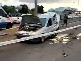 Trágico choque múltiple entre tres vehículos en Panamericana: una persona murió y otra resultó herida