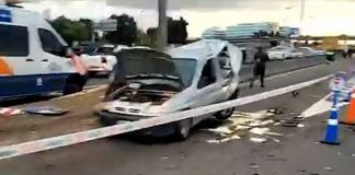 Trágico choque múltiple entre tres vehículos en Panamericana: una persona murió y otra resultó herida
