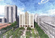 Un mega templo mormón en una manzana histórica de Buenos Aires generó una polémica en la que se involucró Villarruel