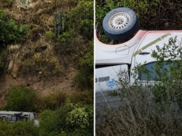 Una camioneta cayó 30 metros por un barranco en Salta y sus ocupantes sobrevivieron