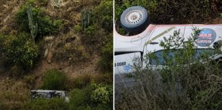 Una camioneta cayó 30 metros por un barranco en Salta y sus ocupantes sobrevivieron