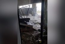 Video: la ciclogénesis inundó el Torreón del Monje en Mar del Plata y causó destrozos