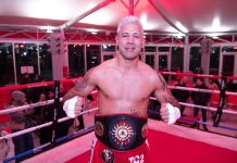 Boxeo en River Plate: Lucas Bastida ganó y retuvo el título Fedelatin AMB supermediano