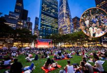 Bryant Park recibe a los fans de los Knicks tras el cierre de la plaza del Madison Square Garden y las entradas inaccesibles para el Juego 3