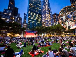 Bryant Park recibe a los fans de los Knicks tras el cierre de la plaza del Madison Square Garden y las entradas inaccesibles para el Juego 3