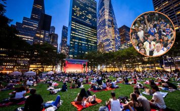 Bryant Park recibe a los fans de los Knicks tras el cierre de la plaza del Madison Square Garden y las entradas inaccesibles para el Juego 3