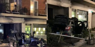 “¿El Gálvez? No, avenida Alvear”: un conductor alcoholizado chocó contra un edificio, destruyó el auto y se salvó de milagro