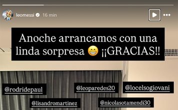 El posteo de Lionel Messi en su cumpleaños 39: “Anoche arrancamos con una linda sorpresa”