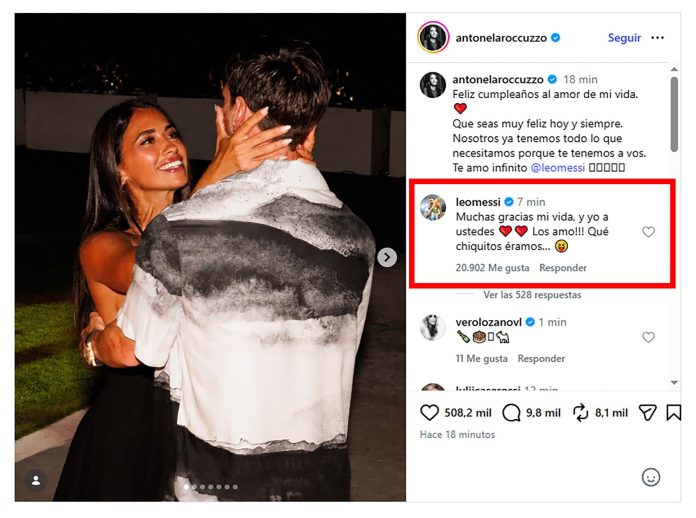 El saludo de cumpleaños de Antonela Roccuzzo a Lionel Messi: las fotos inéditas que subió y el romántico cruce de mensajes