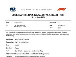 El video que pone en duda la sanción a Franco Colapinto en el GP de Barcelona de Fórmula 1