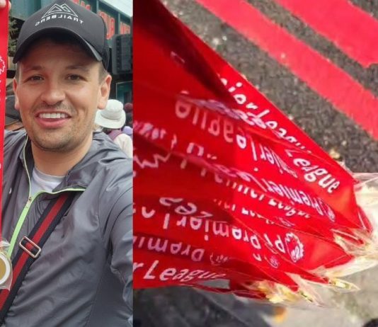 Fue a los festejos del Arsenal para vender réplicas de medallas de ganadores de la Premier League pero tenían un detalle oculto