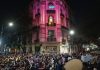 Imagen inédita de Cristina Kirchner: su casa se transformó en la Casa Rosada y salió a saludar a la militancia