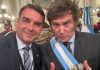 Javier Milei y Flávio Bolsonaro se volverán a reunir en Argentina en un nuevo gesto de campaña frente a Lula