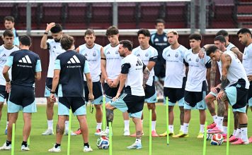 La buena noticia que recibió Scaloni en la práctica de la selección argentina a pocos días del inicio del Mundial