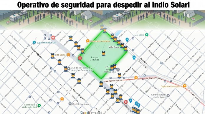 La despedida al Indio Solari: cómo será el operativo de seguridad en Parque Domínico