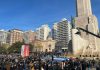 Los abrazos de Milei con Adorni y Bullrich y el desplante a Villarruel, en la previa del acto por el Día de la Bandera