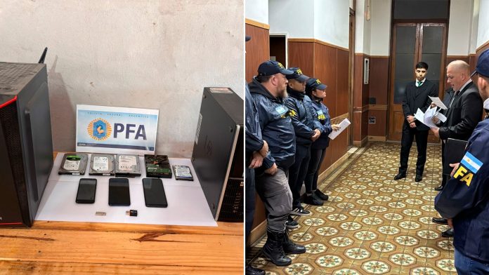 Megaoperativo contra la ciberpedofilia en la provincia de Buenos Aires: 121 allanamientos y más de 400 dispositivos secuestrados
