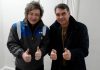 Milei recibió a Flavio Bolsonaro en Olivos y canceló su participación en la Cumbre del Mercosur