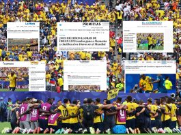 “¡Nos hicieron llorar de orgullo!“: las portadas de los medios ecuatorianos tras la histórica victoria ante Alemania en el Mundial