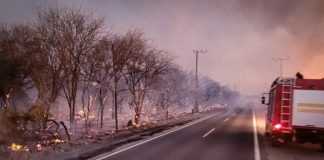 Reforzaron las tareas de combate para detener el incendio en Cafayate a dos semanas del inicio de las llamas