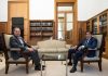 Santilli se reunió con el gobernador de Jujuy en busca de reforzar el apoyo de “dialoguistas” en el Congreso