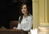 Victoria Villarruel envió una corona de flores al funeral del Indio Solari y buscó diferenciarse del Gobierno