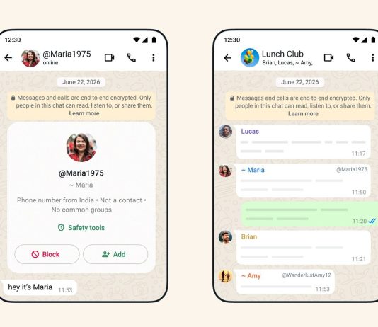 WhatsApp suma nombres de usuario para compartirlos en vez del número de celular