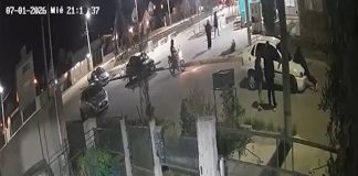 Chubut: chocó a un auto y se llevó a su conductor arriba del capot por varias cuadras