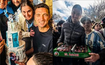 De un show de chamamé a un fanático vestido de capibara: el extenso recibimiento de 4 dias a Scaloni en la casa familiar de Pujato