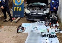 Desmantelaron una banda que se dedicaba a la compra y venta de autopartes robadas en el sur del conurbano