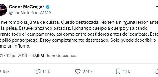 “Destruido” y “en shock”: el fuerte descargo de McGregor tras la inesperada derrota en 69 segundos y la polémica por su lesión en UFC